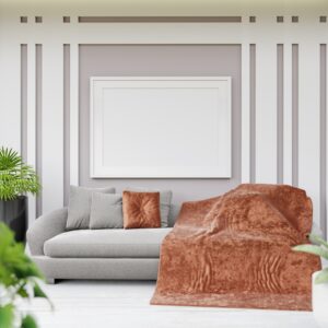 Faux Fur Throw Blanket